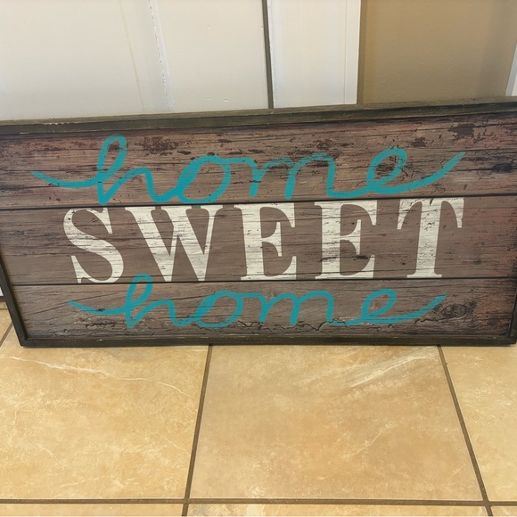 Pier 1 Wall Decor Pier Home Sweet Home Sign With Tags Poshmark